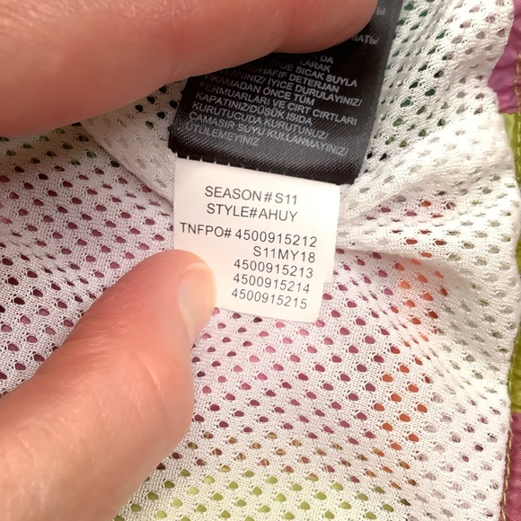 THE NORTH FACE Multicolour Plaid Windbreaker Jacket Size S - Picture 14 of 15